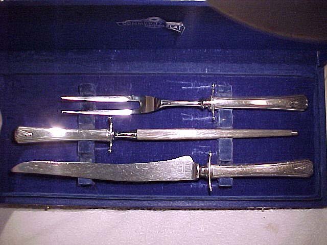 International DEAUVILLE SP 3 PC. CARVING SET in BOX