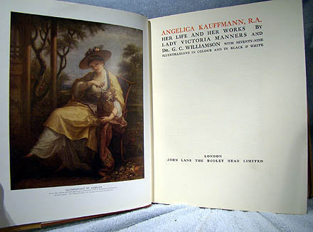 ANGELICA KAUFFMANN HER LIFE AND HER WORKS BOOK Ltd Ed