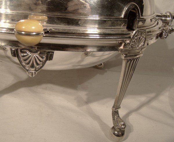 Victorian ROLLTOP BACON DISH or SERVER c1880
