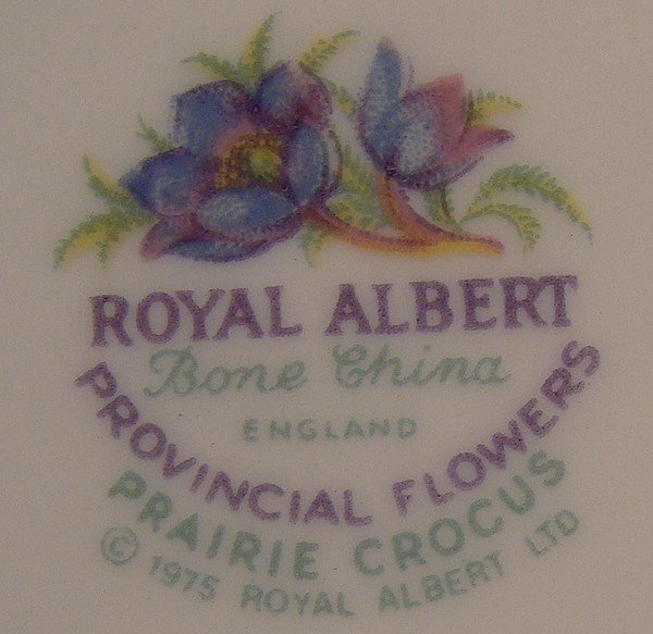 Royal Albert PRAIRIE CROCUS Prov. Flowers 8-1/4&quot; PLATE