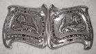 Wm COMYNS English ARTS & CRAFTS Sterling NURSE'S BELT BUCKLE 1901