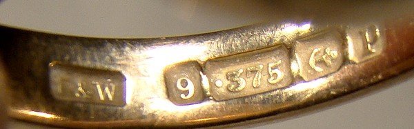 Antique 9K Gold Man's Signet Ring with Locket Top 1864