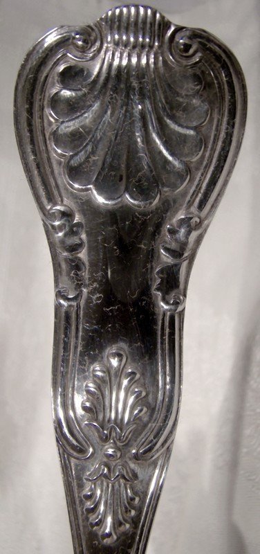Kings Pattern 13-3/8&quot; Stuffing or Dressing Spoon - Legacy Silver Plate