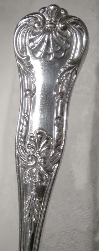 12 Birks Regency Kings Pattern Silver Plated Pastry Forks