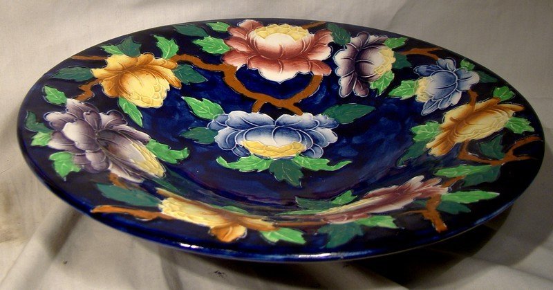 Maling Peony 6504A Large 10-7/8&quot; Centerpiece Bowl 1930s