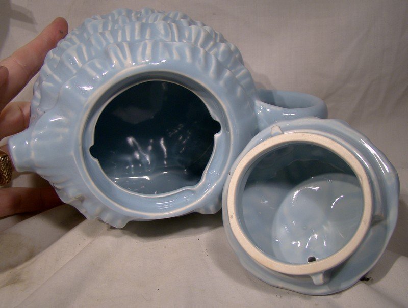 Sadler Ye Daintee Ladyee Blue Teapot 1930s 1940s