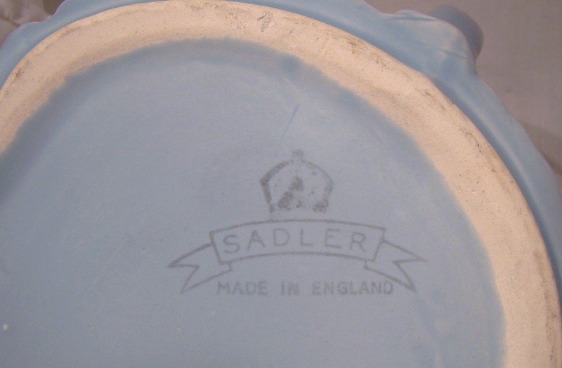 Sadler Ye Daintee Ladyee Blue Teapot 1930s 1940s