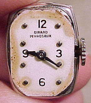 Girard Perregaux 14K White Gold Lady's Diamond Wristwatch