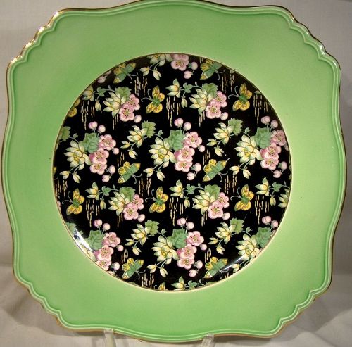 Royal Winton Orient Chintz 9-3/4" Canada Only Variant Plate 1950s