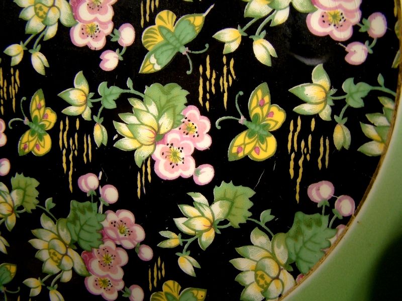 Royal Winton Orient Chintz 9-3/4&quot; Canada Only Variant Plate 1950s