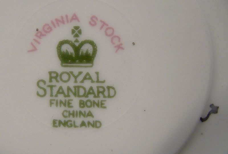 Royal Standard Virginia Stock Chintz Floral Cup and Saucer