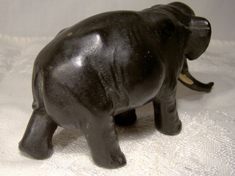 Cast Spelter Asian Elephant Figurine 1920s