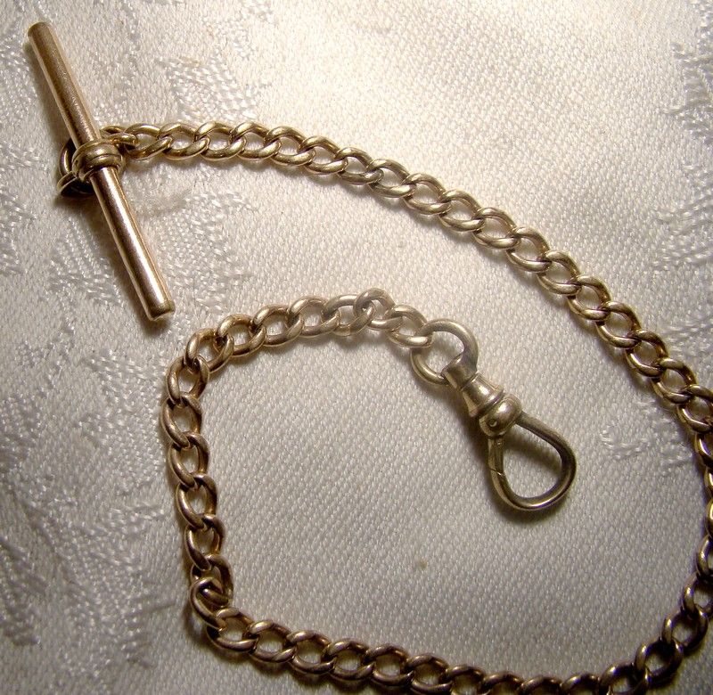Victorian Edwardian Gold Filled Watch Chain 1900