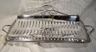 Barker Bros. Silver Plated Asparagus Server Cradle with Tray