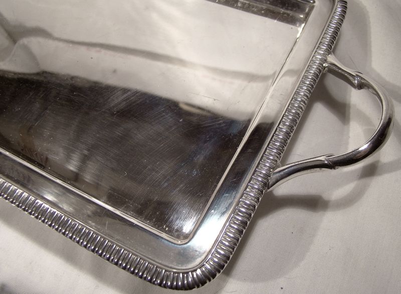 Barker Bros. Silver Plated Asparagus Server Cradle with Tray