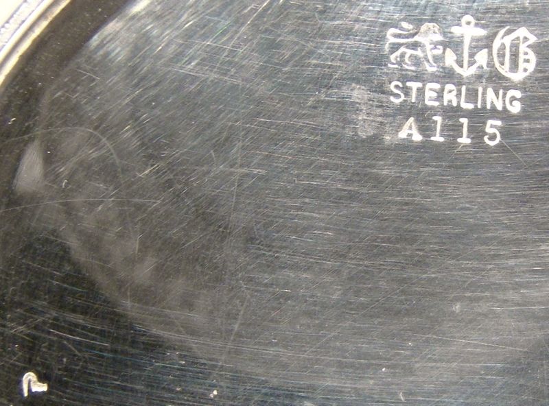 Gorham Sterling Silver Open Sugar Bowl 1899