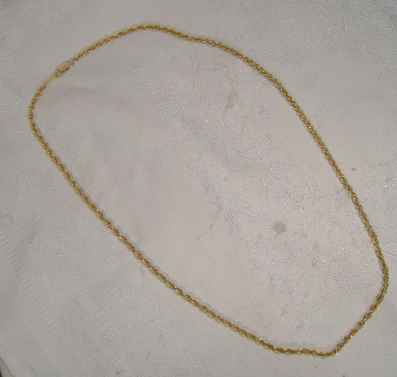 14K Yellow Gold Chain Necklace - 8.2 Grams