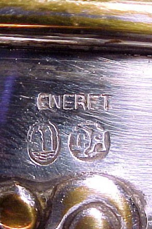 Danish Arts &amp; Crafts Pedestal Silver Plated FRUIT BOWL 1900