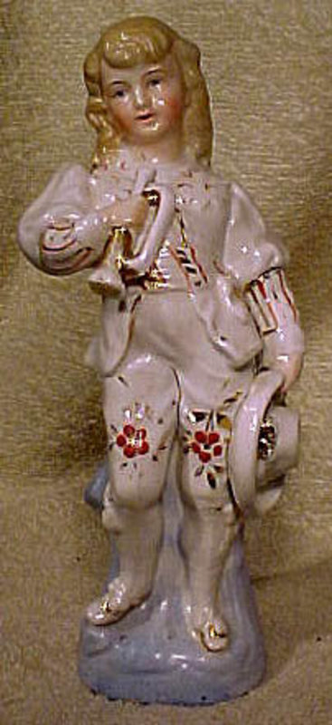 19thC German BUGLER PORCELAIN FIGURINE