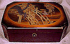 Lovely JAPANESE LACQUER LARGE BOX c1900