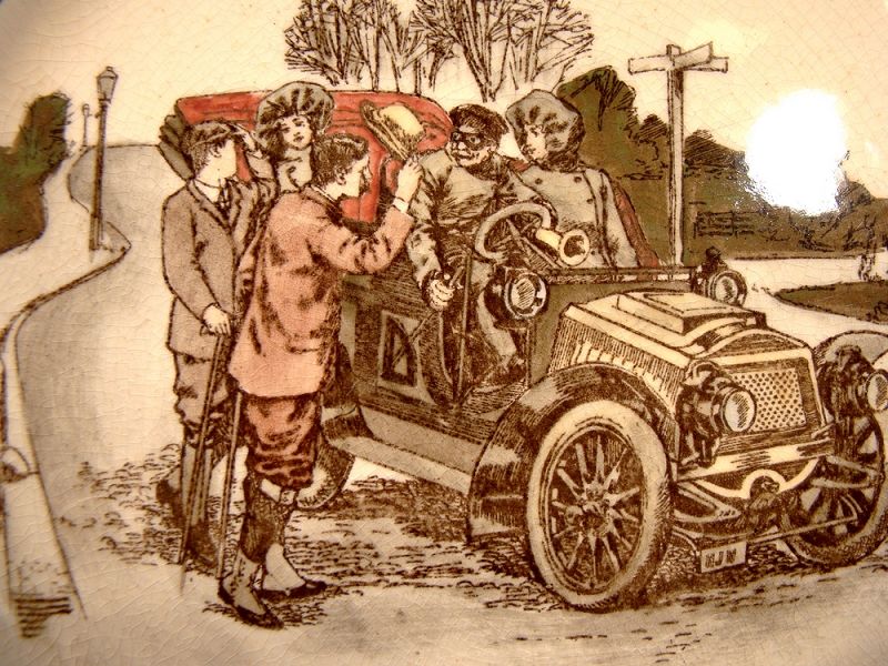 Royal Doulton Room for One EARLY MOTORING SERIES WARE PLATE