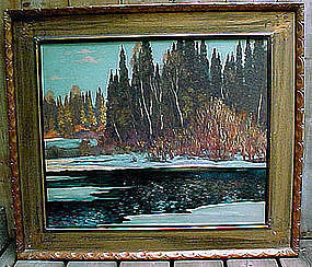 FRANZ JOHNSTON GROUP OF 7 CANADIAN OIL PAINTING Francis Hans Frank