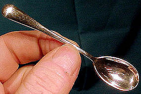 ENGLISH STERLING MUSTARD SPOON - John Round 1859