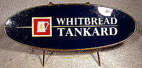 WHITBREAD TANKARD BEER PUB or BAR SIGN 1950s 1960