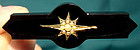 14K Victorian ONYX & SEED PEARL MOURNING BROOCH c1875