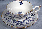 Decorative COALPORT 6368A FLYING BIRDS CUP & SAUCER