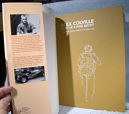 ALEX COLVILLE DIARY OF A WAR ARTIST BOOK Metson Lean Nimbus 1981