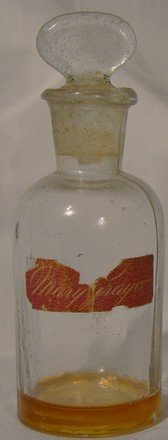 Scarce MARY GRAYO FUR PERFUME BOTTLE w/ LABEL 1930s-40s