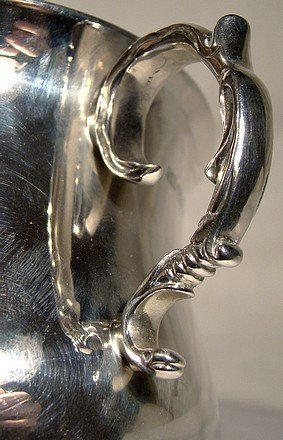 ENGLISH STERLING SILVER 2 HANDLE LOVING CUP or BOWL Rossi Norwich 1923