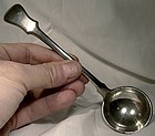 JOHN YATES BIRMINGHAM PEWTER SAUCE LADLE c1810-40