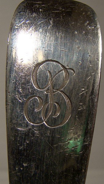 Early Kirk REPOUSSE STERLING BERRY SPOON