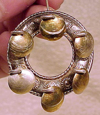 Fine SOLJE NORWAY GILT STERLING BROOCH