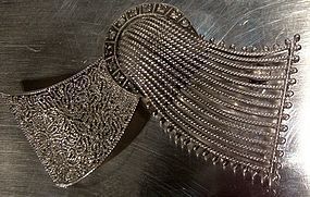Utika STERLING Silver & MARCASITES PIN Brooch 1930