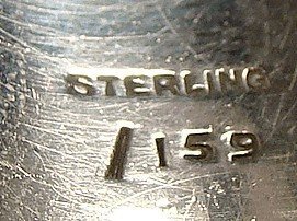 Heavy STERLING NAPKIN RING C1900