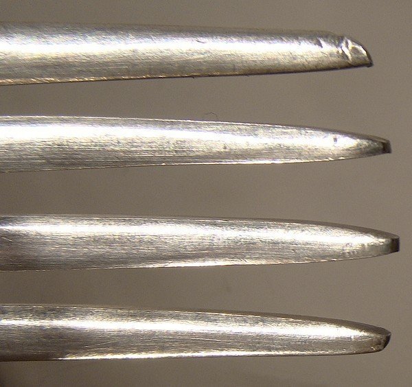 4 International MOSELLE SILVER PLATED LUNCH FORKS