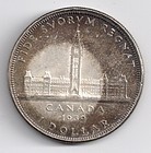 1939 CANADA SILVER ONE DOLLAR COIN - Wild Toning