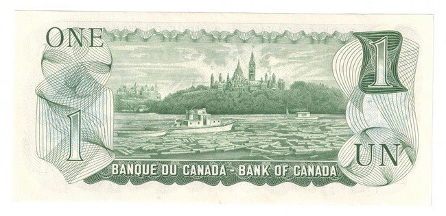 CANADA 1973 One Dollar REPLACEMENT NOTE - Scarce GU Prefix UNC