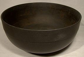 GEORGIAN WEDGWOOD BLACK BASALT BOWL