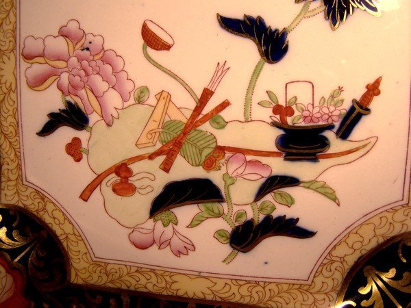 Hand Painted ASHWORTH IMARI IRONSTONE DINNER PLATE 1899