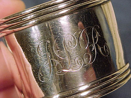 Vintage Roden Sterling Silver Napkin Ring