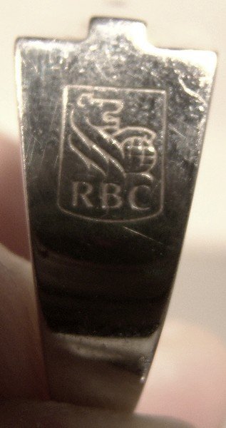 Unusual ROYAL BANK OF CANADA STERLING SAPPHIRE RING