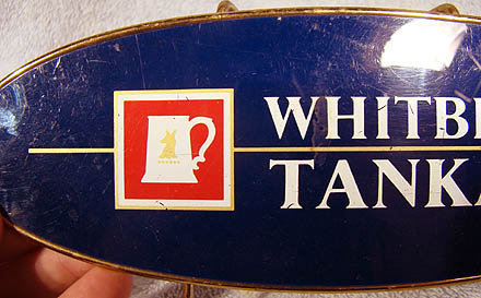 WHITBREAD TANKARD BEER PUB or BAR SIGN 1950s-60s