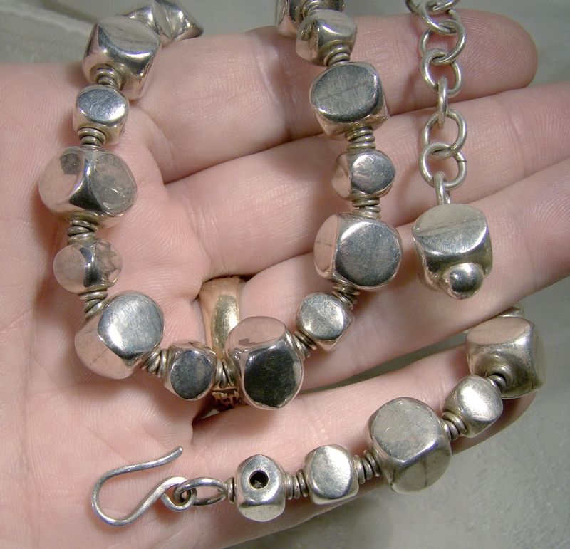 Ilaria Peru 950 Silver Beads Necklace - 60.2 Grams