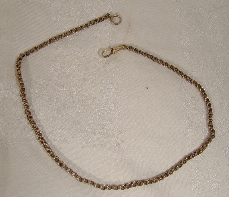 10K Victorian 19th Century Chain Necklace