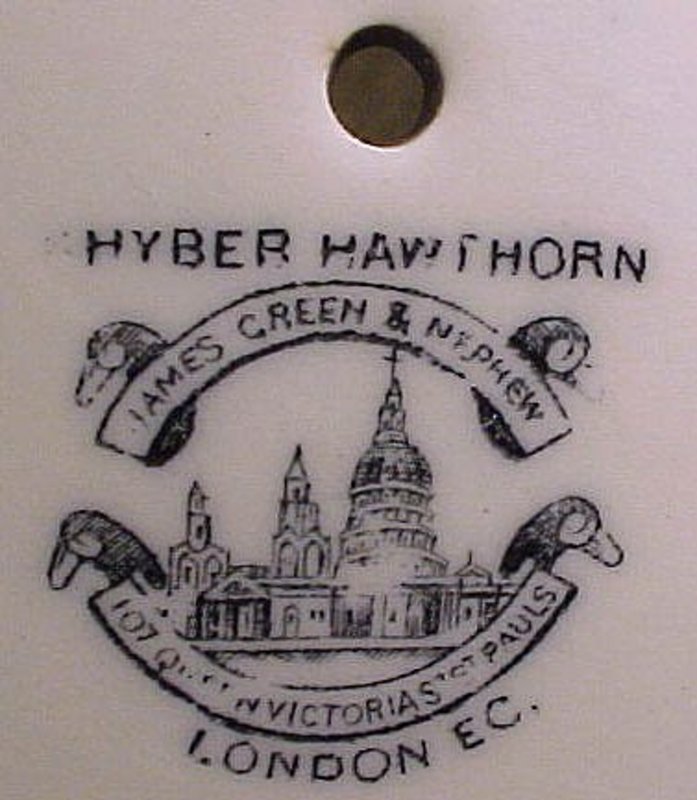 KHYBER HAWTHORN IRONSTONE DRAINER c1875 Wedgwood &amp; Co
