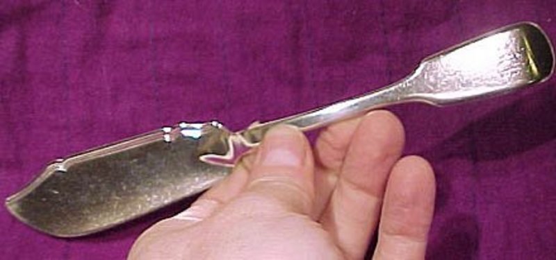 English STERLING MASTER BUTTER KNIFE 1836 Wm Eley